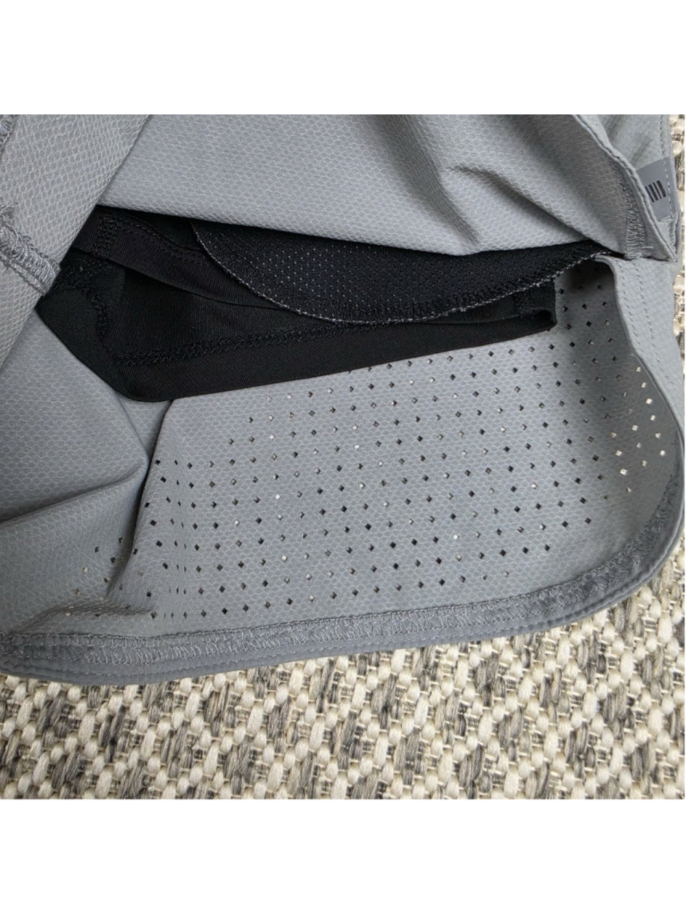 Legends Mens Gray Lined Athletic Shorts Size Small Running Training Gym - Picture 5 of 10